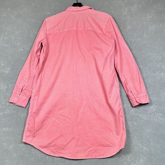 Nic+Zoe Dress Womens Small Pink Summer Day Tunic Shirt Midi Dress Long Sleeves - Picture 7 of 11